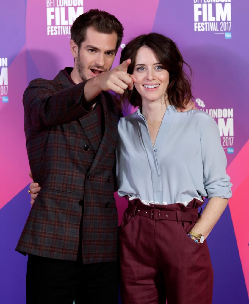 Andrew Garfield and Claire Foy at Breathe Photocall 2017