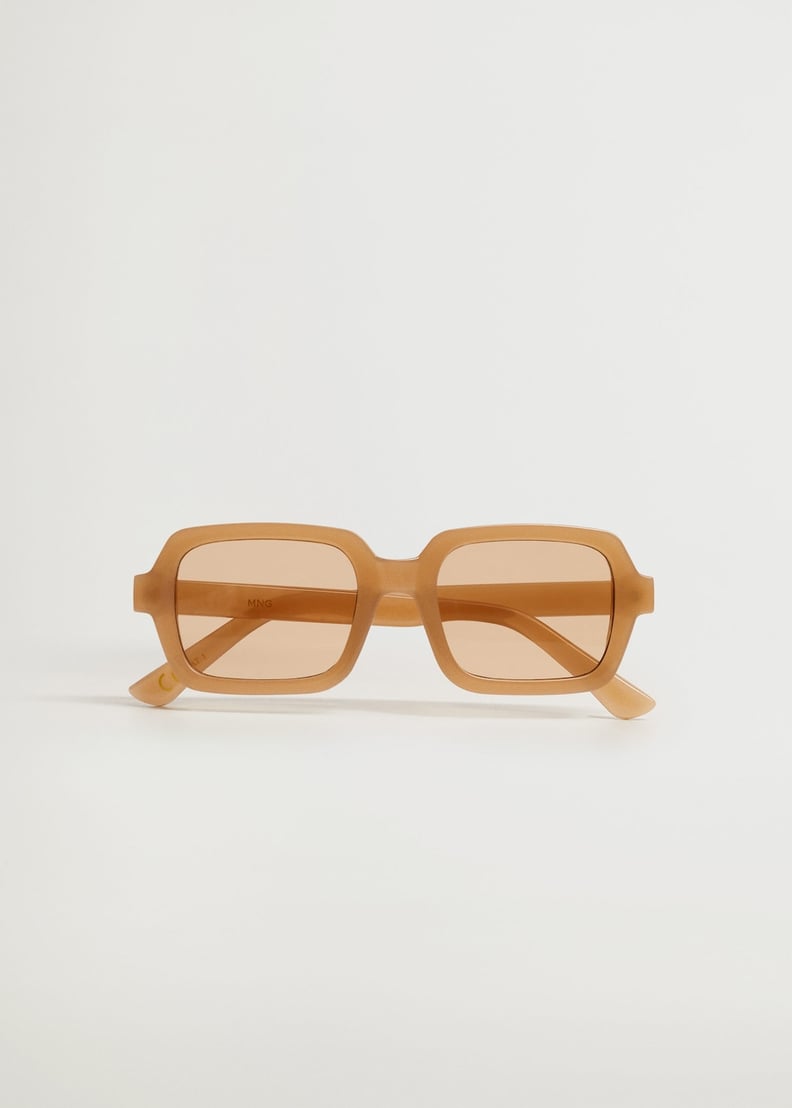 Mango Squared Frame Sunglasses