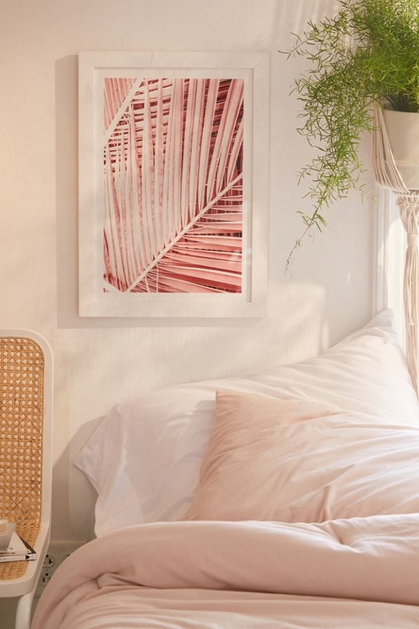 Honeymoon Hotel Pink Tropics Art Print