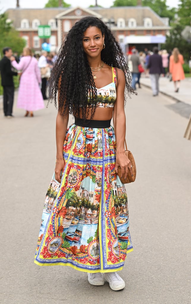 Vick Hope at the Chelsea Flower Show 2022