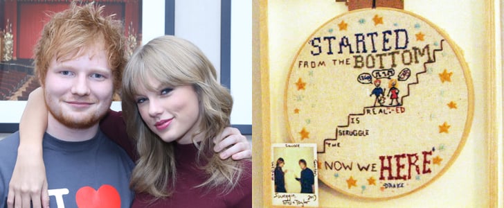 Taylor Swift Made a Needlepoint For Ed Sheeran