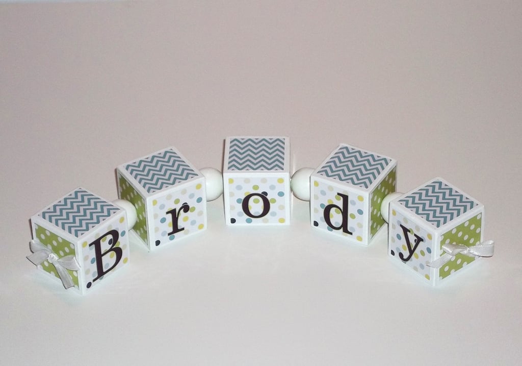 Baby Name Blocks Baby Name Blocks