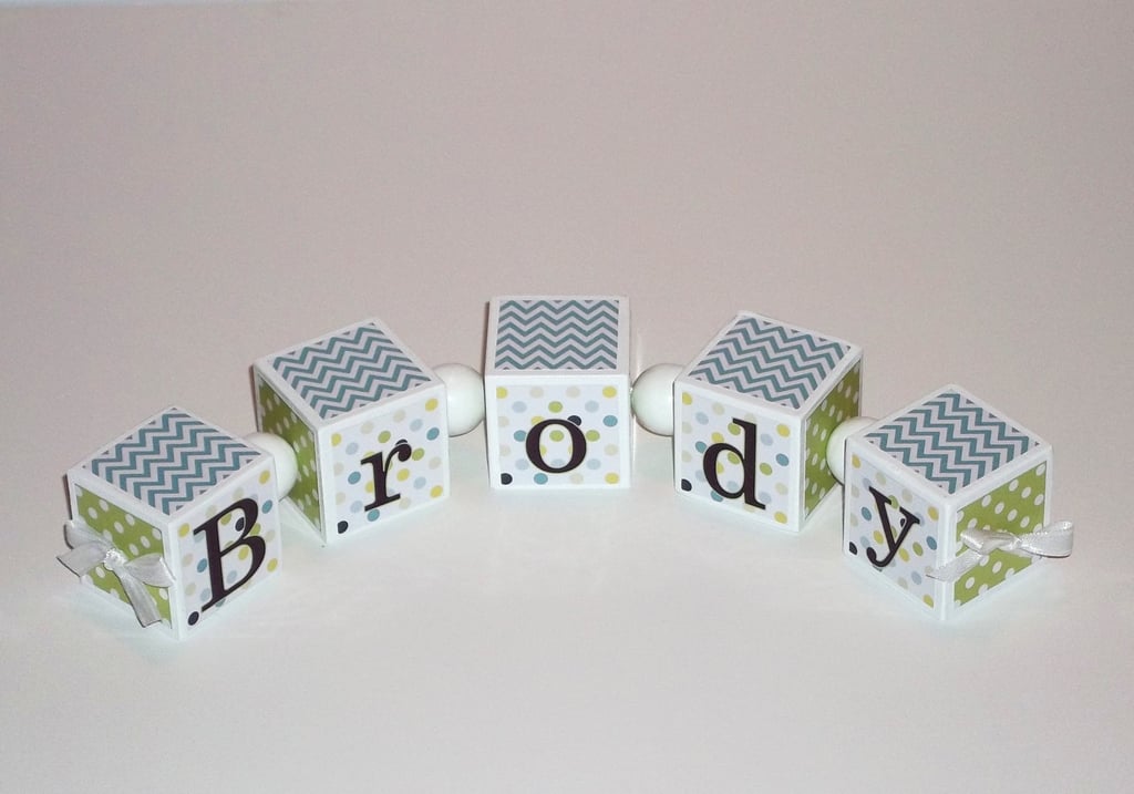 Baby Name Blocks