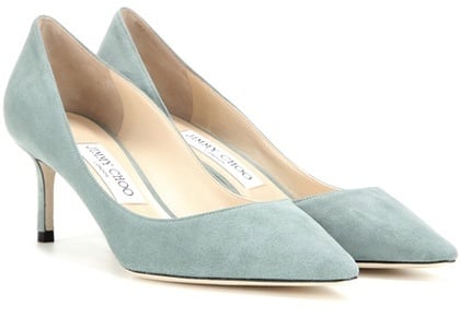 Jimmy Choo Romy 60 Suede Pumps ($595)
