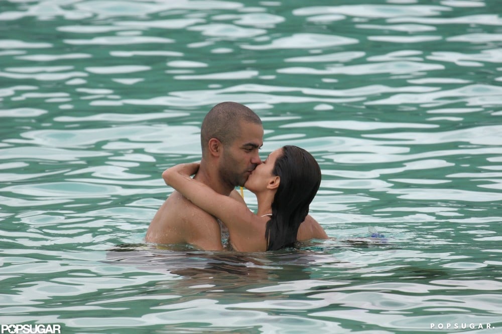 Eva Longoria and then-boyfriend Tony Parker escaped to St. Thomas for a romantic getaway in October 2005. Eva Longoria and then-boyfriend Tony Parker escaped to St. Thomas for a romantic getaway in October 2005.