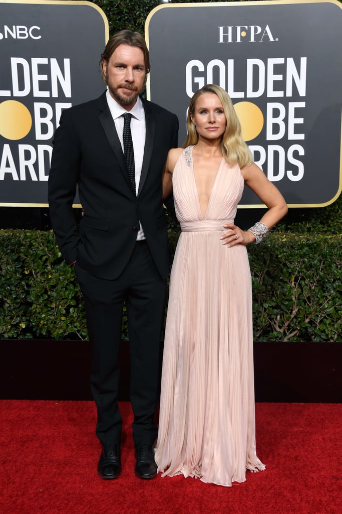 Kristen Bell and Dax Shepard at the 2019 Golden Globes