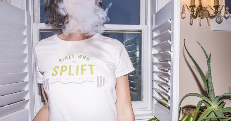 Girls Who Splift Barbell T-Shirt