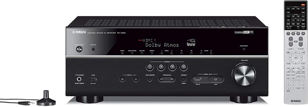 Yamaha 7.2-Channel MusicCast AV Receiver With Bluetooth