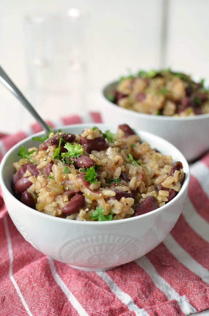 Slow-Cooker Vegan Beans And Rice