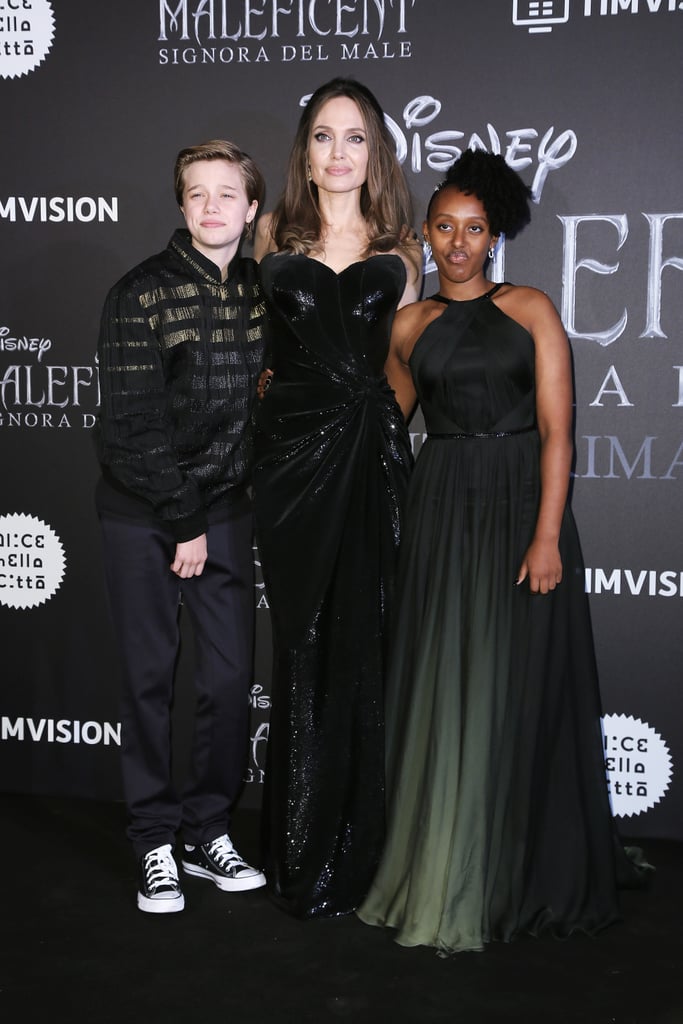 Angelina Jolie and Her Kids at Maleficent 2 Europe Premiere