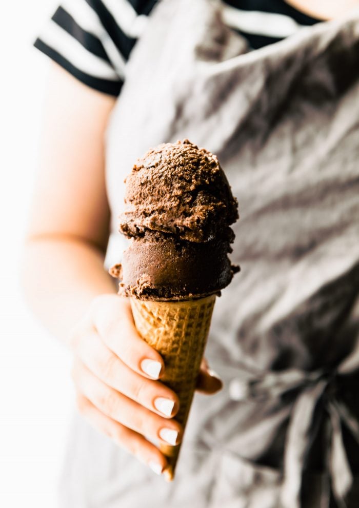 Vegan Espresso Dark Chocolate Sorbet