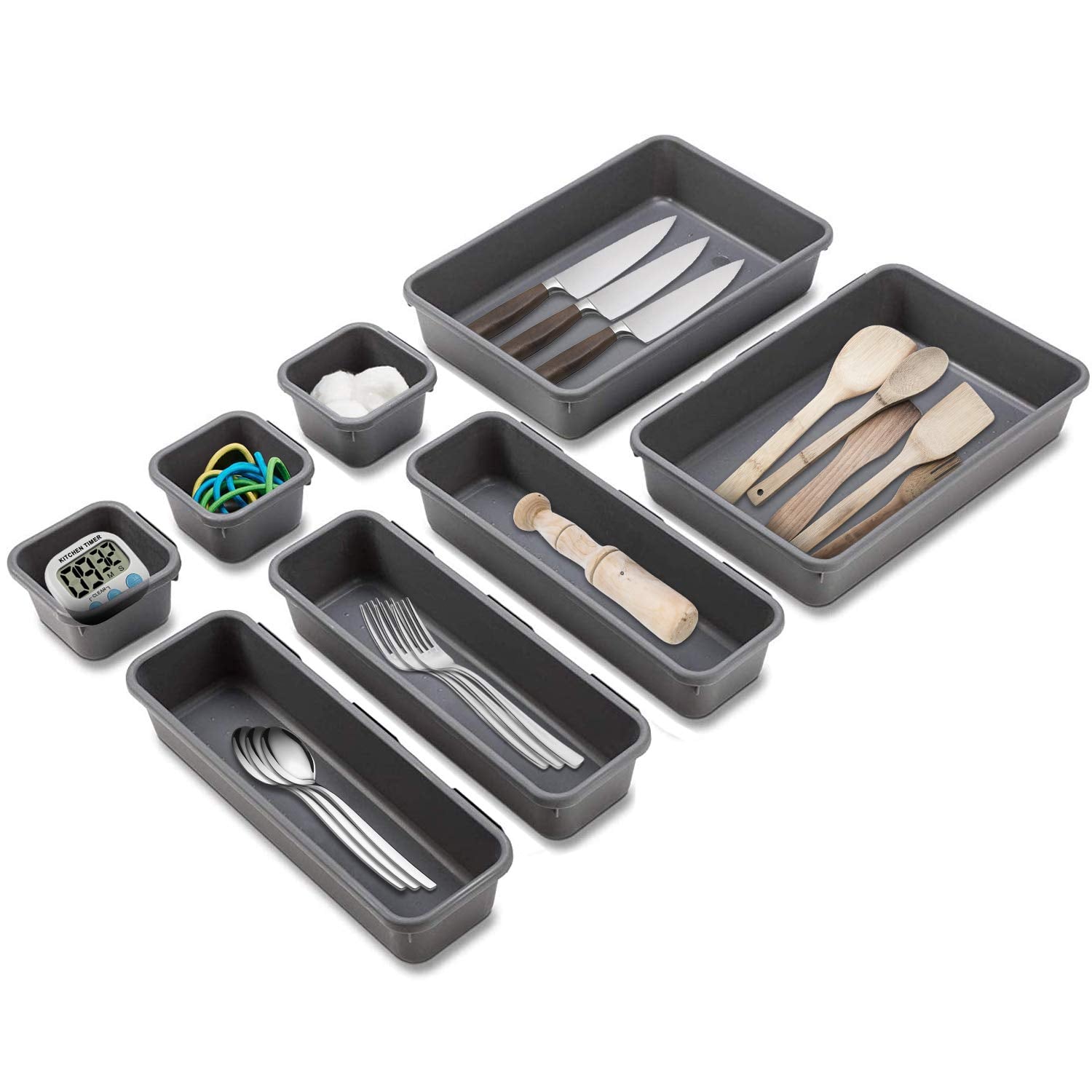 Junk Desk Drawer Organizer Tray Dividers 39 Genius Drawer
