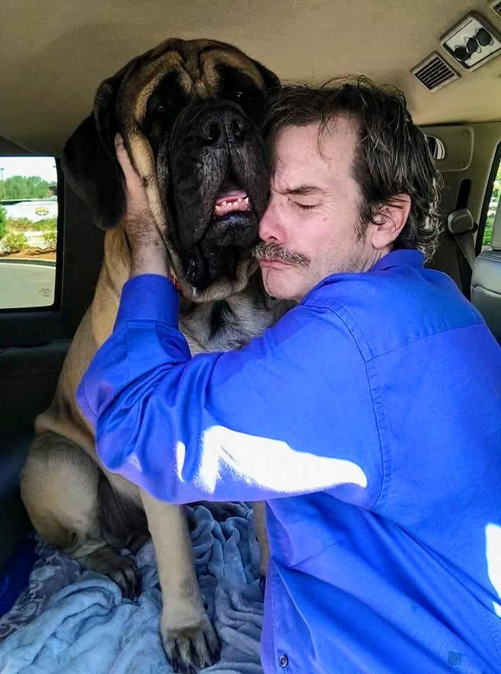 Man Recovering From Surgery Meets Sherman the Service Dog