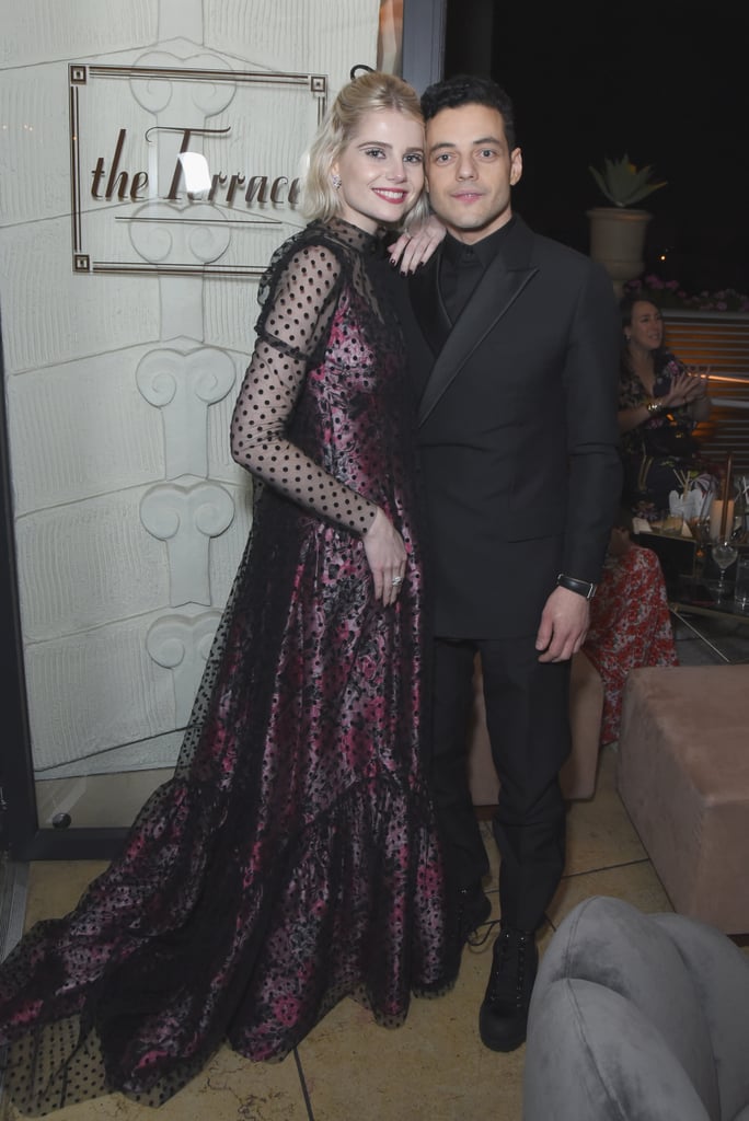 Lucy Boynton and Rami Malek at the SAG Awards