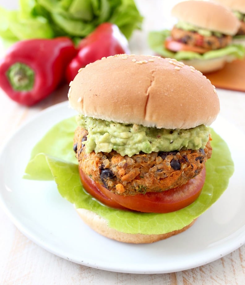 Veggie Burger with Black Beans & Sweet Potatoes