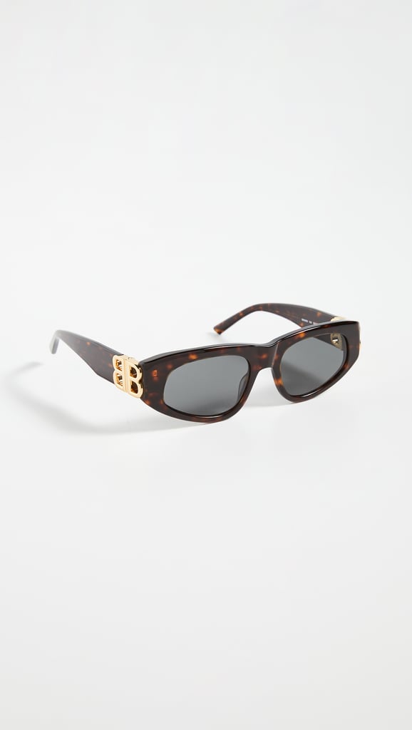 Balenciaga Dynasty Vintage Inspired Oval Sunglasses