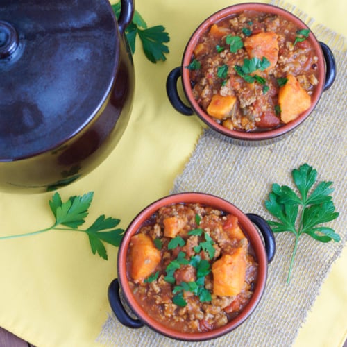 Slow-Cooker Turkey and Sweet Potato Chili Recipe | POPSUGAR Latina