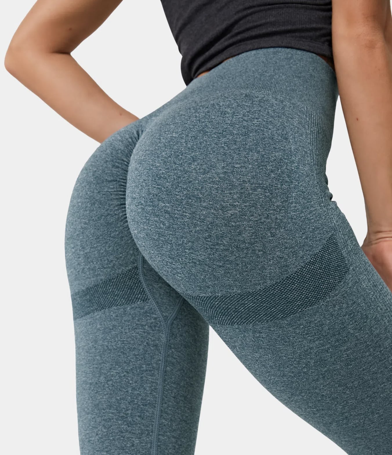 New V Back Seamless Yoga Legging Women Scrunch Butt Legging Workout Ym  Tights Push Up Booty Legging Exercise Sports Tights 