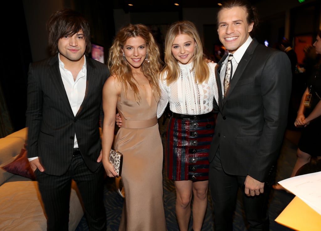Chloë Grace Moretz got together with The Band Perry backstage.