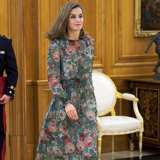Queen Letizia Floral Zara Dress