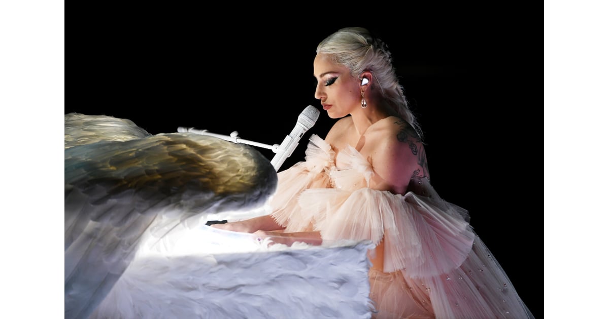 Lady Gagas Pink Performance Dress At The Grammys 2018 Popsugar