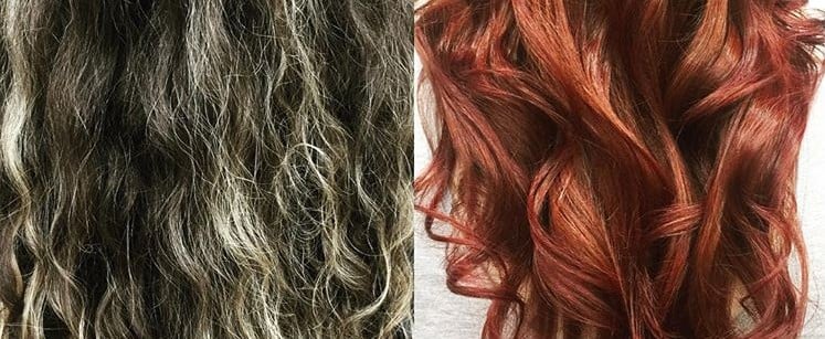 Hair Color Corrections Before and After