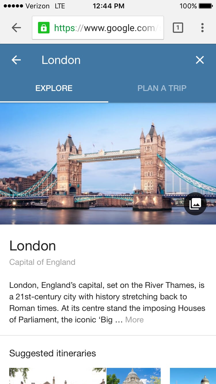 A Travel Search Brings You Right to a Central Hub