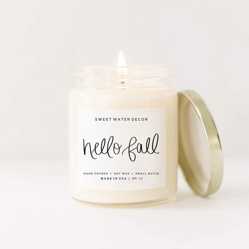 Hello Fall Candle Soy Wax Candle