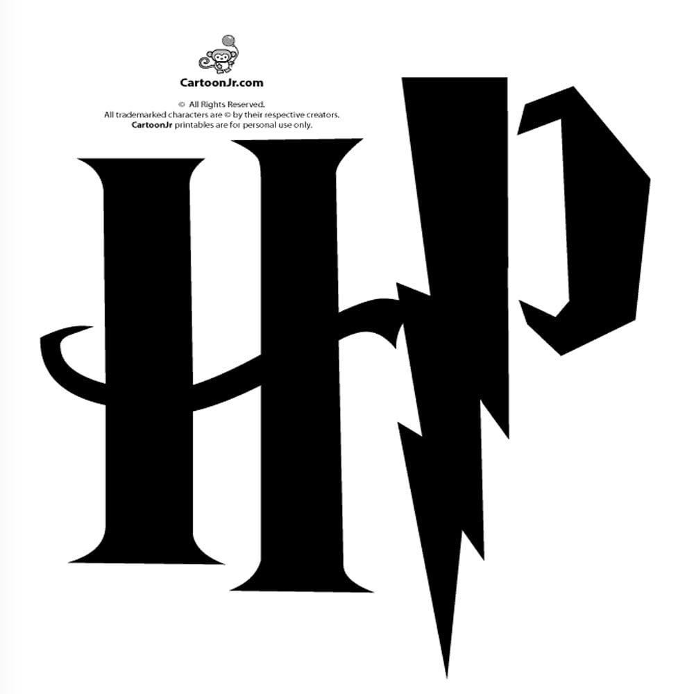 Harry Potter Logo | Pumpkin Carving Stencils | POPSUGAR Smart Living