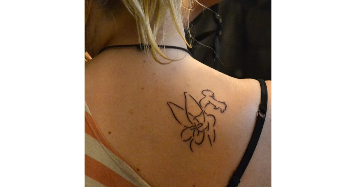 Tinker Bell Outline Disney Princess Tattoos Popsugar Love And Sex Photo 96