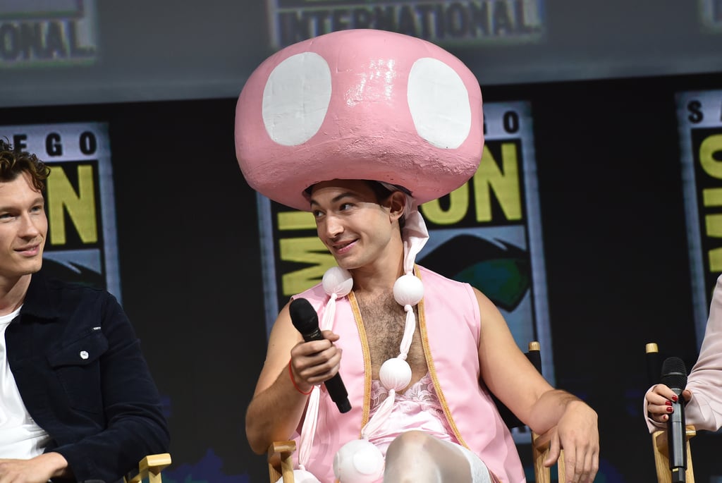 Ezra Miller as Toadette at Comic-Con 2018