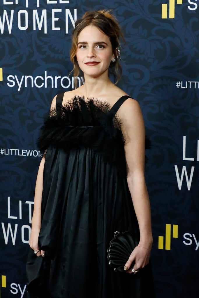 Pictured: Emma Watson at the Little Women world premiere.