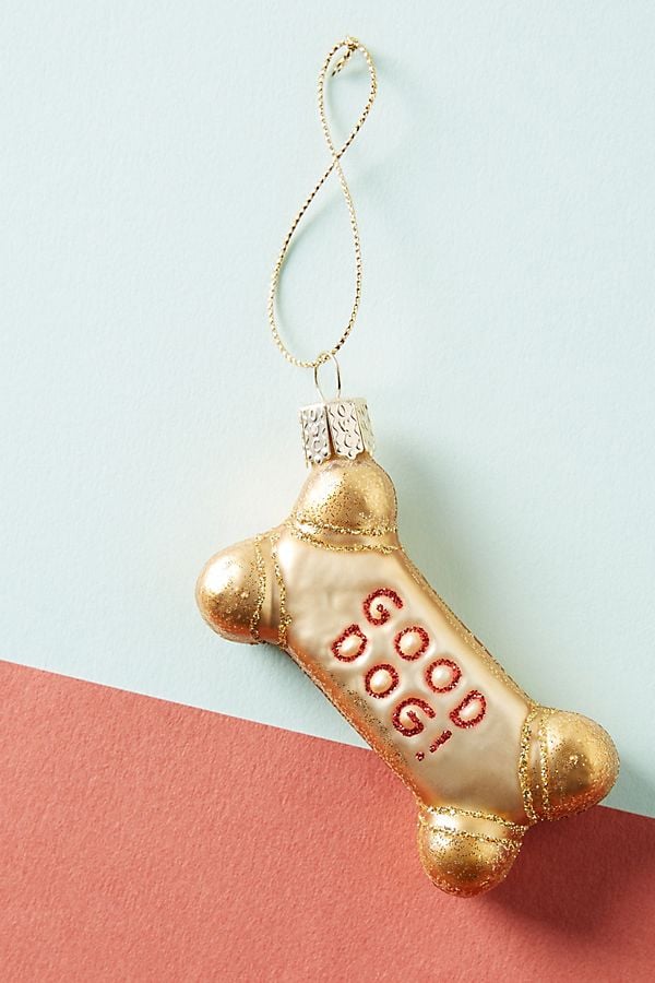 Dog Biscuit Ornament Anthropologie Holiday Decorations 2018