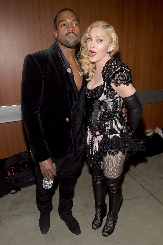 Kanye West And Madonna Best Celebrity Pictures At The Grammys 2015 Popsugar Celebrity Photo 15