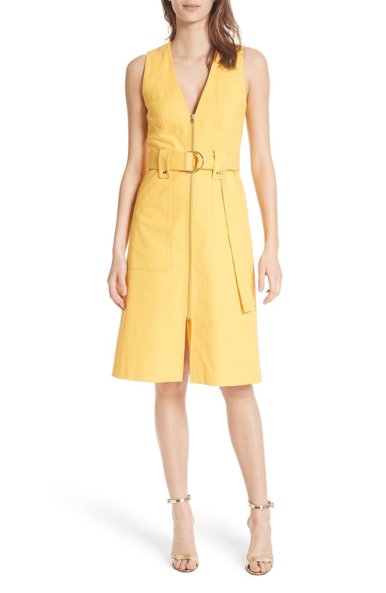 Diane von Furstenberg Zip-Front A-Line Dress