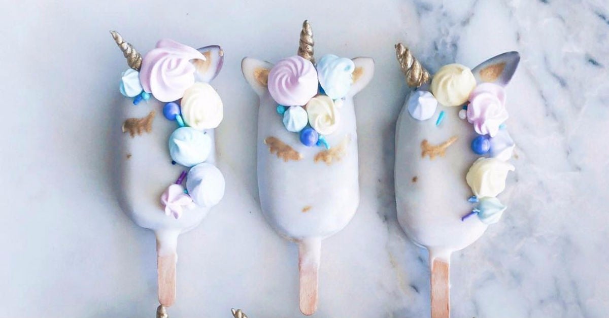 Unicorn Cake Pops Recipe POPSUGAR Food