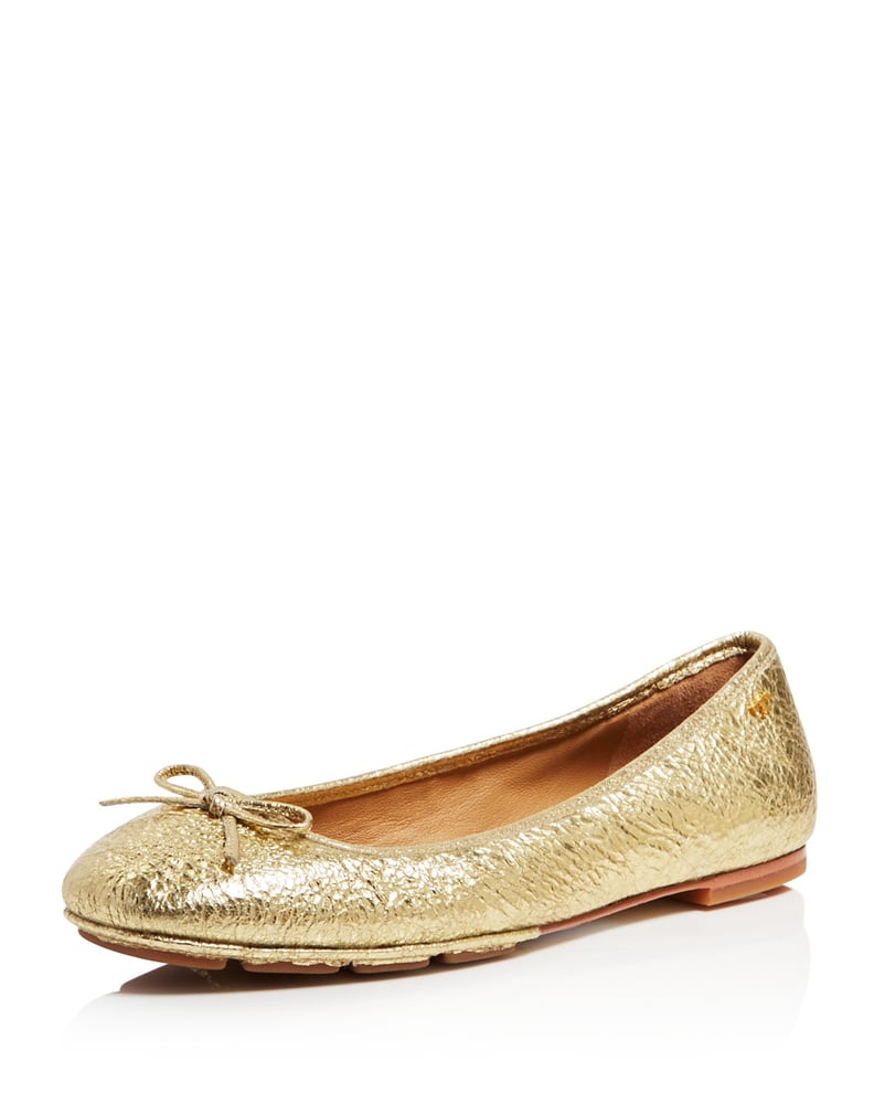 Pippa Middleton Gold Flats | POPSUGAR Fashion