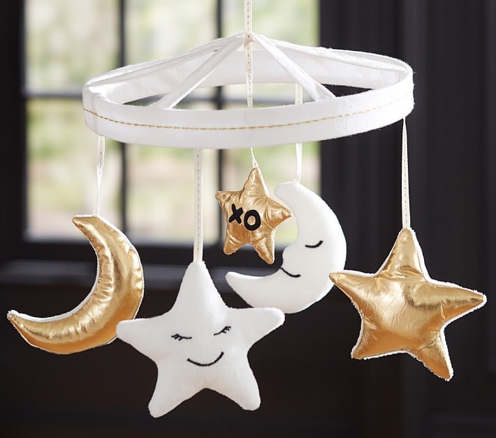 Moon and Stars Crib Mobile