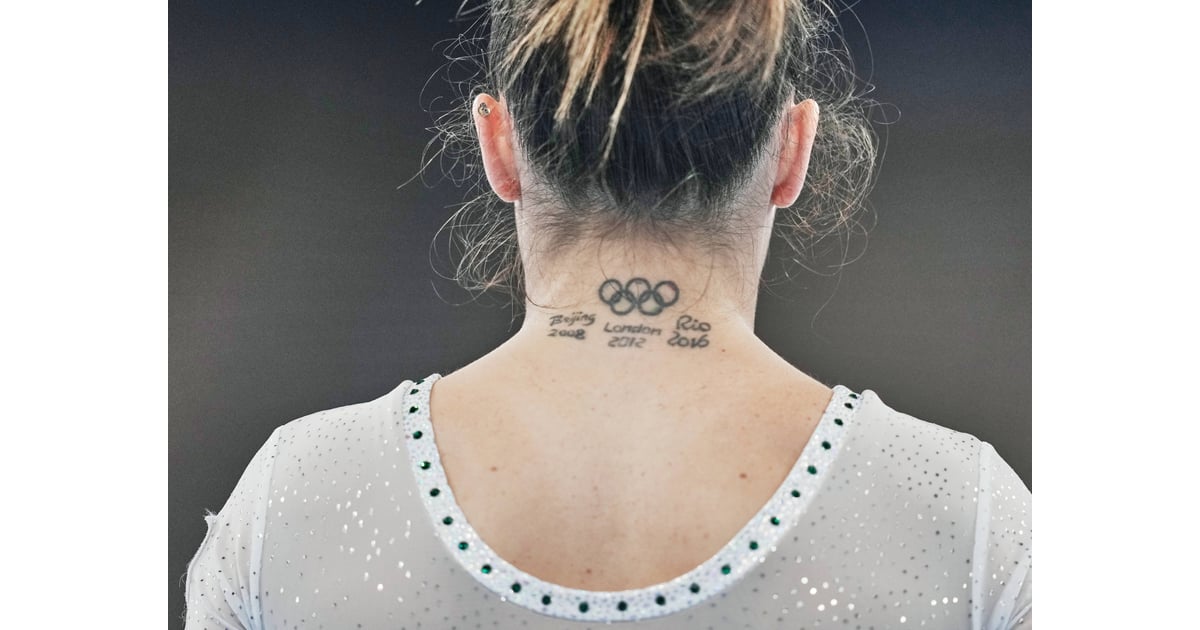 Lady Gaga RO Tattoo on Her Neck for AllLittle Monsters esp in Rio
