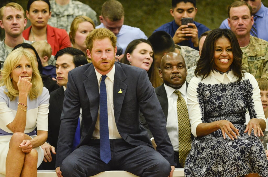 Prince Harry and Michelle Obama at Invictus Games Event 2015