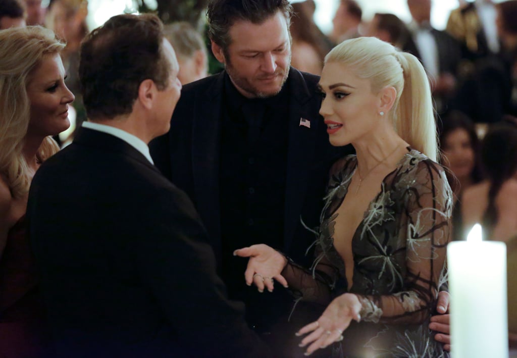 Gwen Stefani and Blake Shelton at White House State Dinner