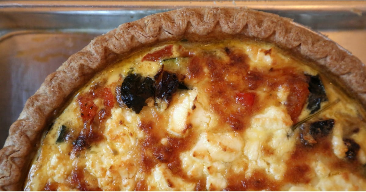 Vegetarian Mediterranean Quiche Recipe POPSUGAR Food