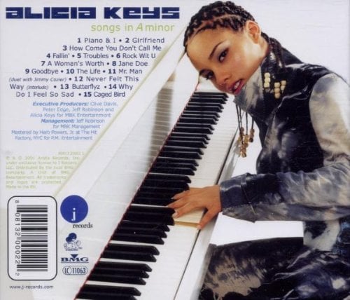 Alicia Keys's Songs In A Minor Album Hairstyle