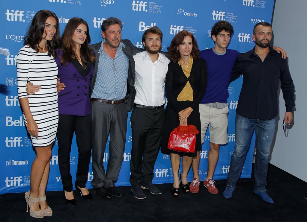 Penelope Cruz Goes Bold in Purple at TIFF Penelope Cruz Goes Bold in Purple at TIFF