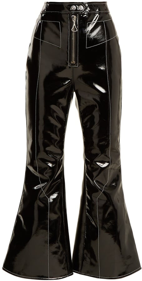 Ellery Sipsi Kick-Flare Patent Trousers