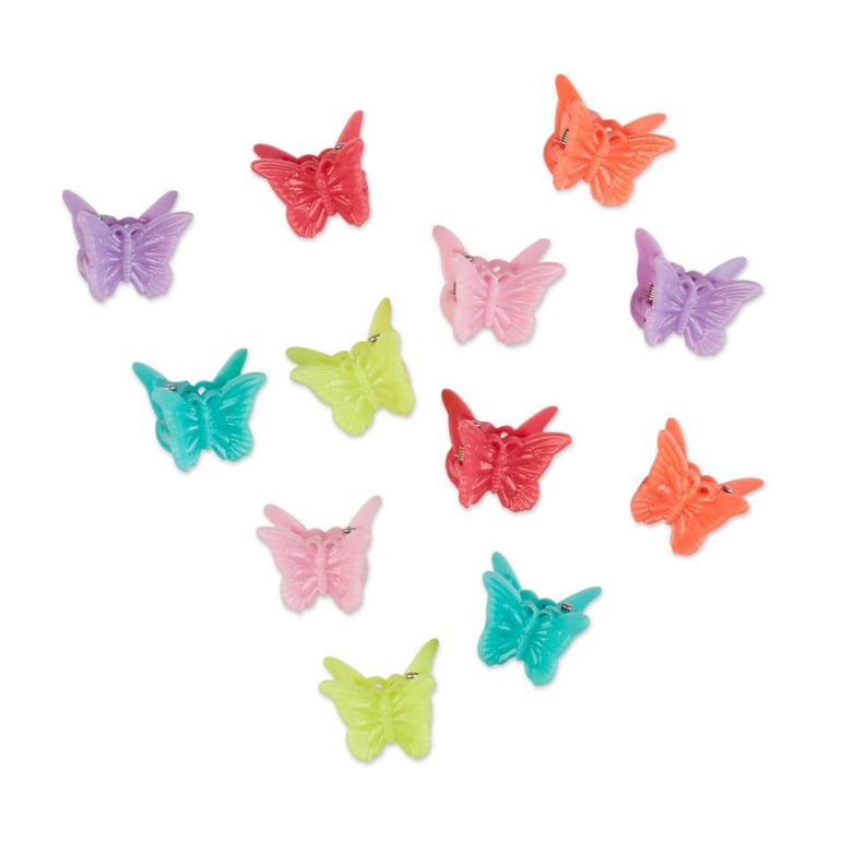 Scunci Butterfly Bright Colors Mini Jaw Clips