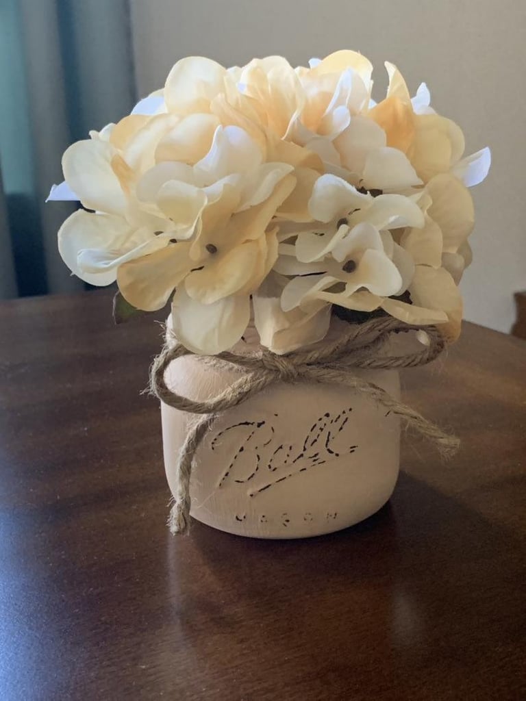 Mason Jar Flower Arrangement