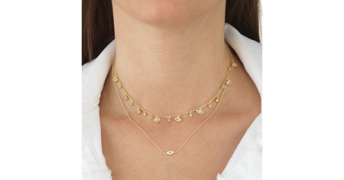 Adina's Jewels Mini Evil Eye Necklace | Best Cheap Fall Accessories For
