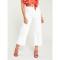 V by Very Crop Wide Leg Jeans