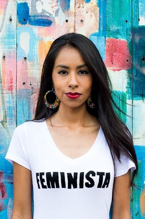 Feminista (Black) Hand-Painted T-Shirt ($35)